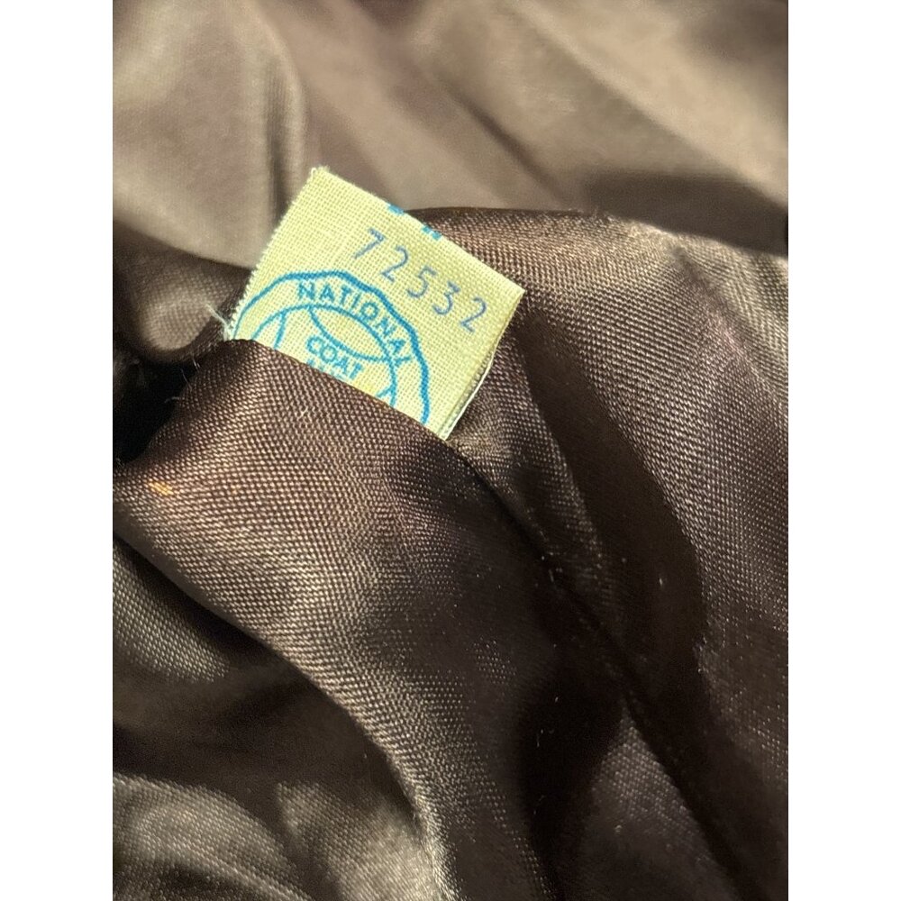 Vintage NORBA Brown Faux Fur Long Women’s Medium Large Statement Winter Coat - Picture 9 of 14
